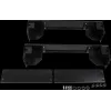 Rockstable 19 collu ritošais pjedestāls - Melns - SPCC tērauds - 600x600 mm - RS19-PH6610