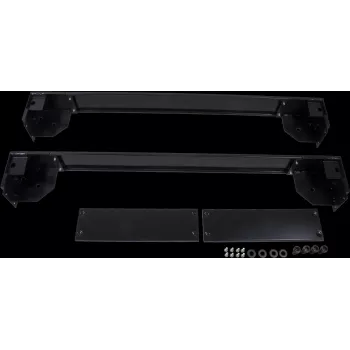 Rockstable 19 collu ritošais pjedestāls - Riteņu platforma - Melna - SPCC tērauds - 600 mm x 1000 mm