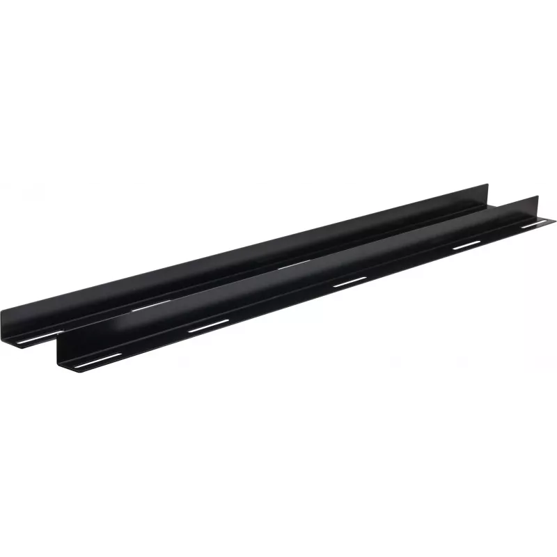 Rockstable 19 L-Support Rails 1200mm dziļumam - Rack Sliežu Komplekts - Melns - Tērauds - 48.3 cm (19 Collas) - 35 mm - 950 mm