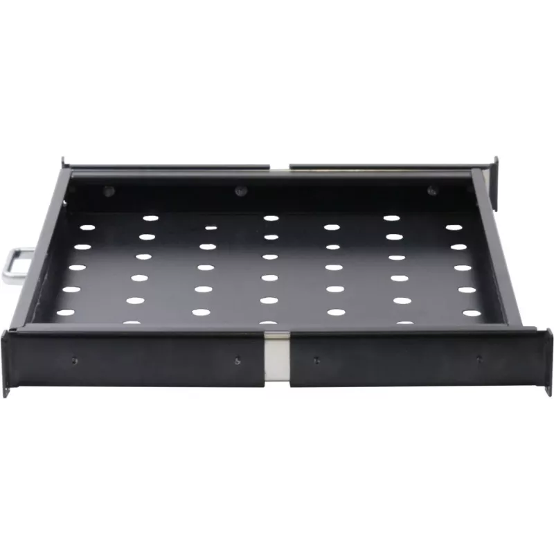 Rockstable 1U 19 collu izvelkamais plaukts - Plaukts - SPCC tērauds - Melns - 1 gab. - 3.45 kg (RS19-UH66)