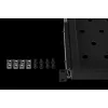 Rockstable 1U 19 collu izvelkamais plaukts - bīdāmais plaukts - SPCC tērauds - melns - 5.87 kg (RS19-UH612)