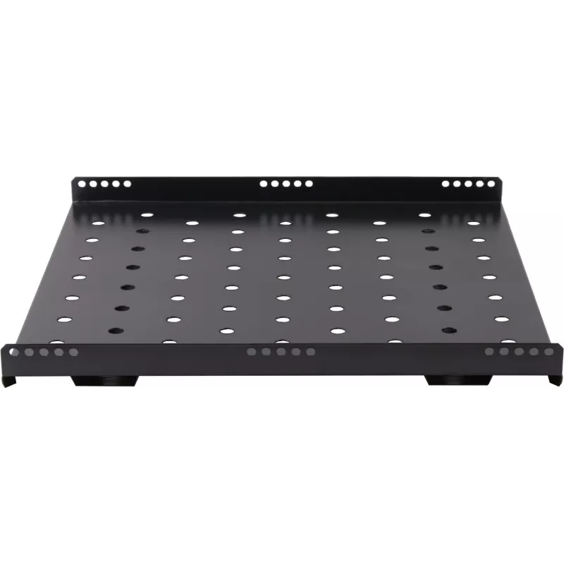 Rockstable 1U 19 collu smagās slodzes plaukts - fiksēts plaukts - SPCC tērauds - melns - 1 gab. - 3,2 kg (RS19-SFH68)