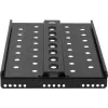 Rockstable 1U 19 collu smagās slodzes plaukts - fiksēts statīva plaukts - SPCC tērauds - melns - 50 kg kravnesība - 482 x 660 x 44 mm (RS19-SFH66)