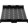 Rockstable 1U 19 collu smagās slodzes plaukts - fiksēts statīva plaukts - SPCC tērauds - melns - 50 kg kravnesība - 482 x 660 x 44 mm (RS19-SFH66)
