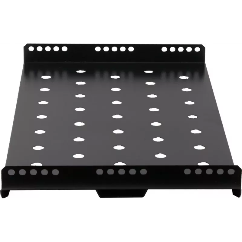 Rockstable 1U 19 collu smagās slodzes plaukts - fiksēts statīva plaukts - SPCC tērauds - melns - 50 kg kravnesība - 482 x 660 x 44 mm (RS19-SFH66)