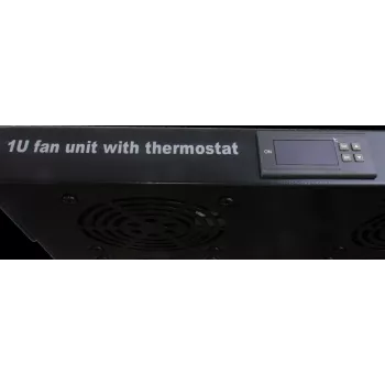 Rockstable 1U 19 collu statīva ventilācijas iekārta - dzesēšanas ventilators - iebūvēts aksiālais ventilators - 440 m³/h - tērauds - melns - 1 gabals (RS19-FT1U4TM)