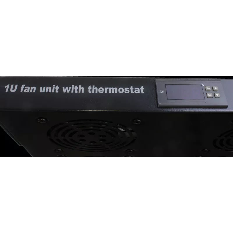 Rockstable 1U 19 collu statīva ventilācijas iekārta - dzesēšanas ventilators - iebūvēts aksiālais ventilators - 440 m³/h - tērauds - melns - 1 gabals (RS19-FT1U4TM)