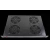 Rockstable 1U 19 inch Ventilācijas elements - Dzesēšanas ventilators - Iebūvēts ventilators - 440 m³/h - Tērauds - Melns - 1 gab. (RS19-FT1U4)
