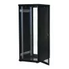 Rockstable 32U 19 inch Servera statīvs ar sieta durvīm - Brīvi stāvošs rāmis - 32U - 800 kg - Slēdzene - Montāžas sliedes - Regulējamas kājas (RS19-6832PP)