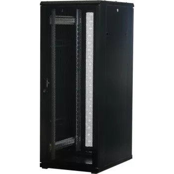 Rockstable 32U 19 inch Servera statīvs ar sieta durvīm - Brīvi stāvošs rāmis - 32U - 800 kg - Slēdzene - Montāžas sliedes - Regulējamas kājas (RS19-6832PP)