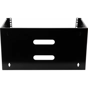Rockstable 6U 19 collu sienas montāžas rāmis - Montāžas komplekts - SPCC tērauds - Melns - 1 gabals - 3.86 kg (RS19-WMB6)