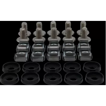 Rockstable M6 Phillips Skrūvju Komplekts - Rack Montāžai - Sudraba - 10 Gabali (RS19-M611)