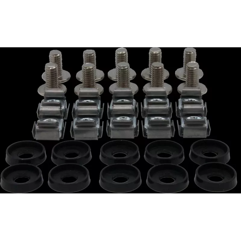 Rockstable M6 Phillips Skrūvju Komplekts - Rack Montāžai - Sudraba - 10 Gabali (RS19-M611)