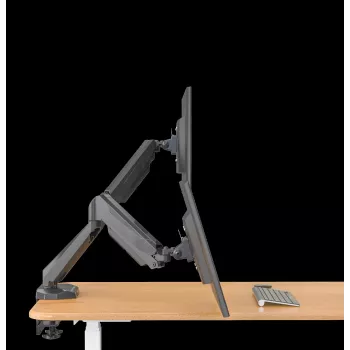 Rockstable RS-MM011B Professional Dual Monitor Desk Mount - Clamp/Bolt - 16 kg - 15-32 inches - 100x100 mm - Black