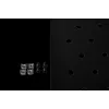 Rockstable RS19-FH612 1U Rack Shelf - Melns - Tērauds - 60 kg Kravnesība - Ovāli Perforēts