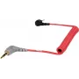 Rode SC7 mikrofona kabelis - 3,5 mm TRS vīrišķais uz 3,5 mm TRRS vīrišķo - 17 cm - ekranēts - sarkans