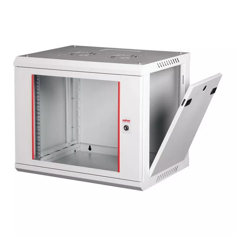 ROLINE 19 collu sienas montāžas skapis Basic Plus 6U 600x450 mm PxG pelēks