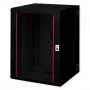 ROLINE 19 inch sienas skapis Pro 16U 600x600 DxP divdaļīgs pagriežams melns (26.21.0183)