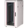 ROLINE Pro tīkla skapis 22U 600x800mm ar stikla durvīm, gaiši pelēks RAL 7035 26.21.0050