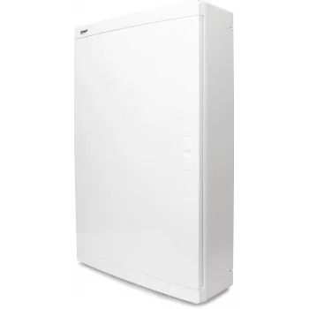 ROPAM O-R3D12 Enclosure 350x475x104 mm, 3 DIN Rails (3x12), Expandable, White
