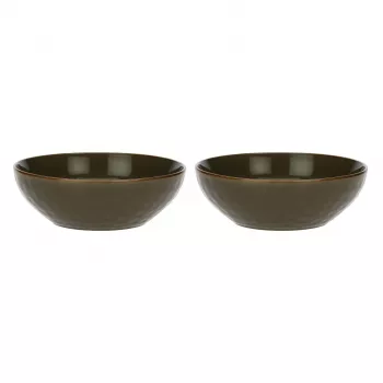 ROSE&TULIPANI Concerto Grigio Tortora Salātu bļodu komplekts, 2 gab., 26 cm, SAN plastmasa, pelēki brūna