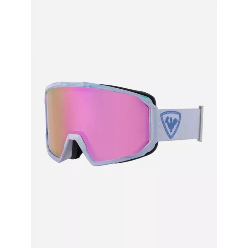 Rossignol ESSENTIAL WHITE slēpošanas brilles - balts rāmis, oranža lēca
