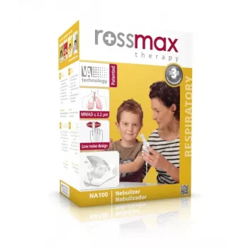 ROSSMAX Piston Nebulizer NA100 - Kompresijas smidzinātājs pieaugušajiem un bērniem