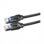 Rotronic-Secomp Dätwyler Cat.6 Class E S/FTP CU 7702 Flex LSOH Hirose TM21 komutācijas kabelis, 3 m, melns