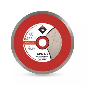 RUBI CPC dimanta disks 250 x 25,4 mm PRO porcelāna keramikai