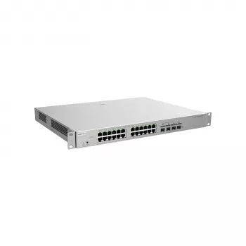 Ruijie Networks RG-NBS5200-24GT4XS-P 24 portu Gigabit Layer 3 pārvaldāms PoE+ komutators ar 4 x 10G SFP+ augšupielādes portiem
