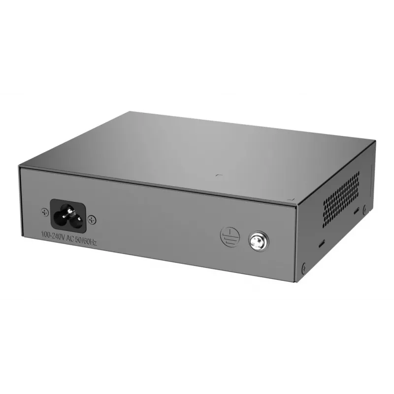 Ruijie RG-ES106F-P 6 portu Fast Ethernet PoE komutators, 4 PoE+ porti, 54W budžets, nevadāms, melns