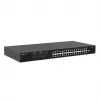 Ruijie RG-ES126FGS-LP 24 portu Fast Ethernet PoE+ komutators ar 2 Gigabit SFP augšupsaitēm, 370W PoE budžets, statīva montāža