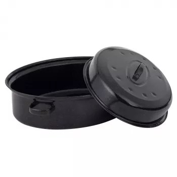 Russell Hobbs BW072151 V/E 38cm pašaplaistītājs cepeštrauks ar vāku