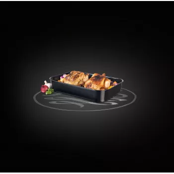 Russell Hobbs CW114311 VIT Emaljēts 42cm Dziļais Cepamtrauks - Melns