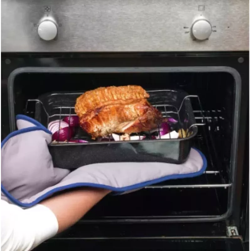 Russell Hobbs CW91612EU7 34cm Emaljēta cepešpanna ar resti