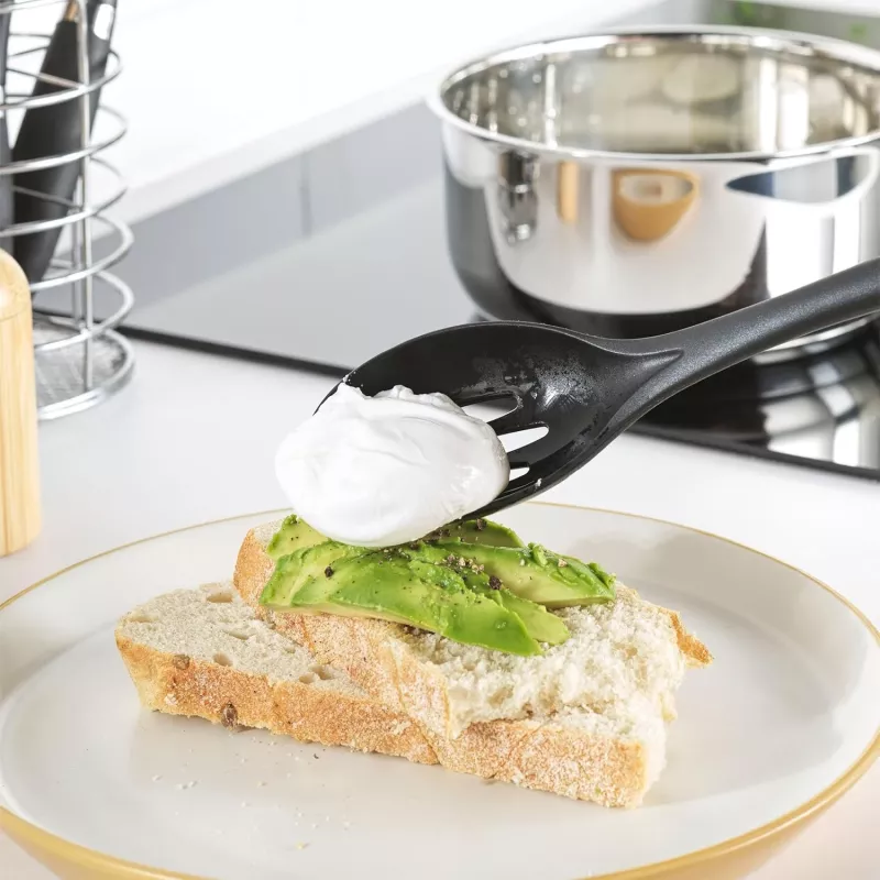 Russell Hobbs RH03026EU7 5 daļu virtuves piederumu komplekts ar rotējošu statīvu, melns un sudrabs