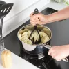 Russell Hobbs RH03026EU7 5 daļu virtuves piederumu komplekts ar rotējošu statīvu, melns un sudrabs