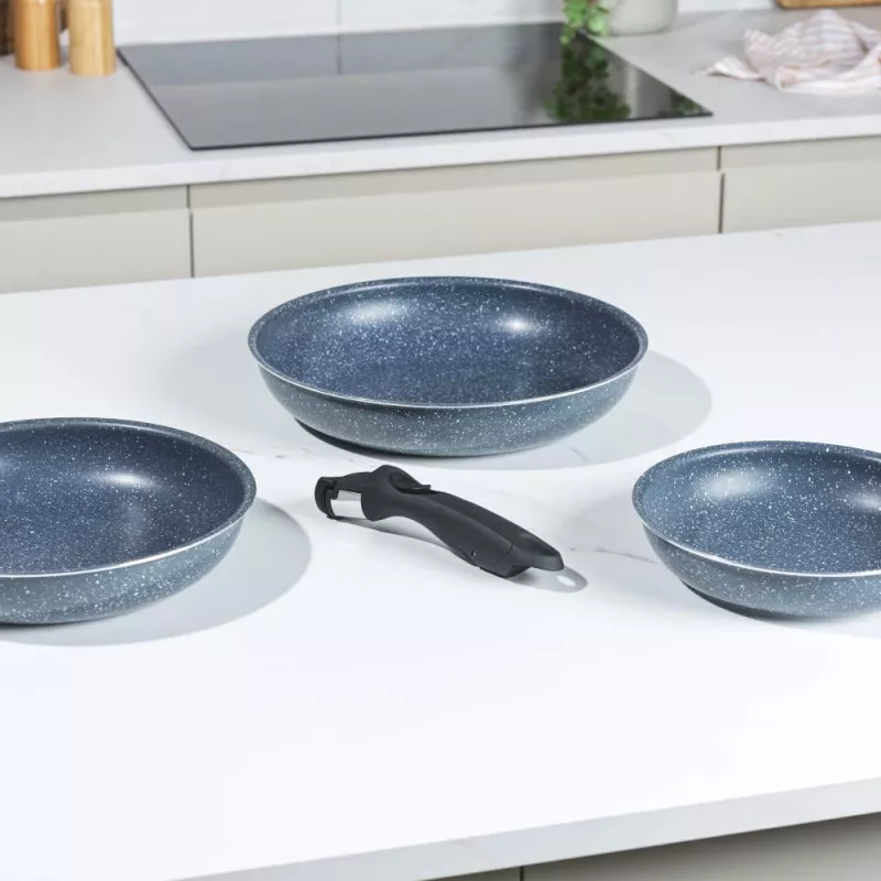 Russell Hobbs RH03293EU7 Nightfall Stone 4-daļīgs Smart Clip cepamo pannu komplekts