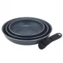 Russell Hobbs RH03293EU7 Nightfall Stone 4-daļīgs Smart Clip cepamo pannu komplekts
