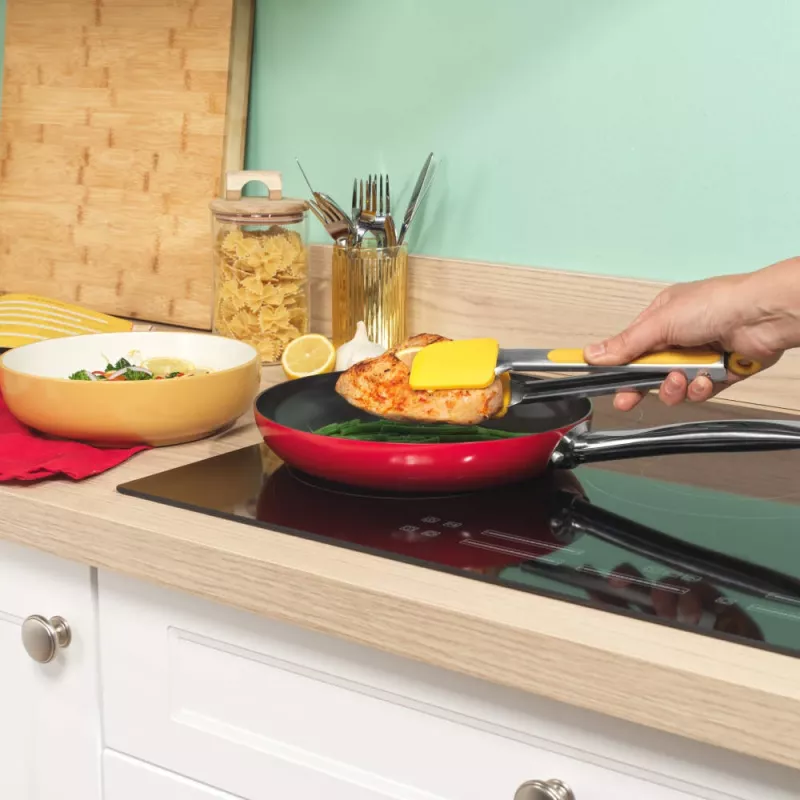Russell Hobbs RH03804 Riviera 24cm Cepamā panna - Kalts alumīnijs, keramikas pastiprināts nepiedegošais pārklājums, saderīga ar indukciju