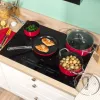 Russell Hobbs RH03821 Riviera 4-daļīgs pannu komplekts, sarkans