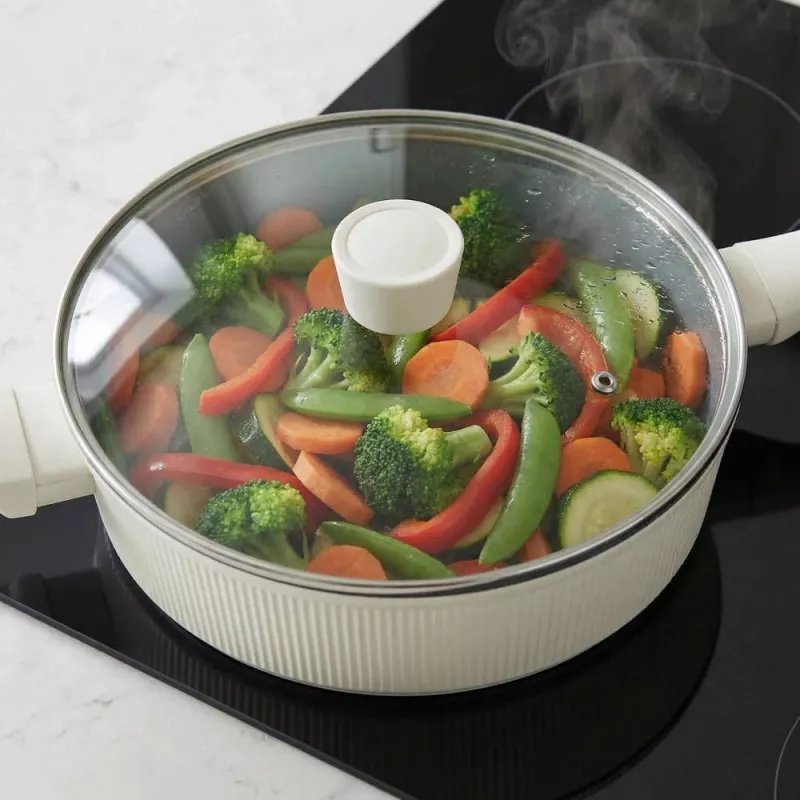 Russell Hobbs RH03871C Cote 28 cm Sautēšanas panna, Krēmkrāsas