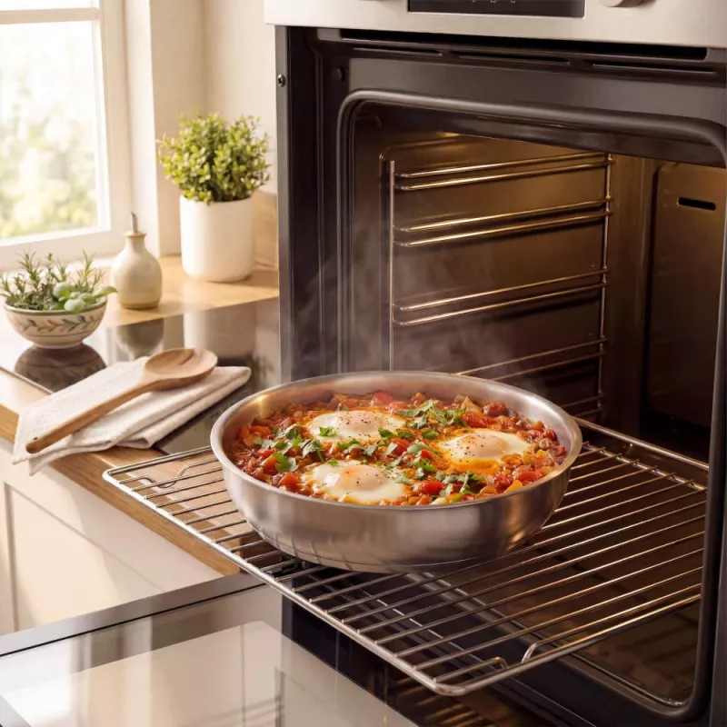 Russell Hobbs RH04033 Nerūsējošā tērauda 4-daļīgs Smart Clip cepamo pannu komplekts