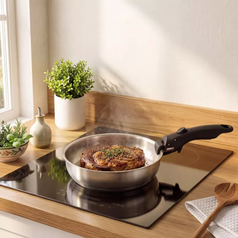 Russell Hobbs RH04033 Nerūsējošā tērauda 4-daļīgs Smart Clip cepamo pannu komplekts