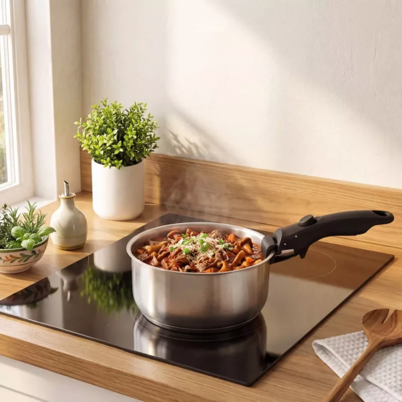 Russell Hobbs RH04034 Nerūsējošā tērauda 4-daļīgs Smart Clip katlu komplekts