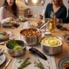 Russell Hobbs RH04034 Nerūsējošā tērauda 4-daļīgs Smart Clip katlu komplekts