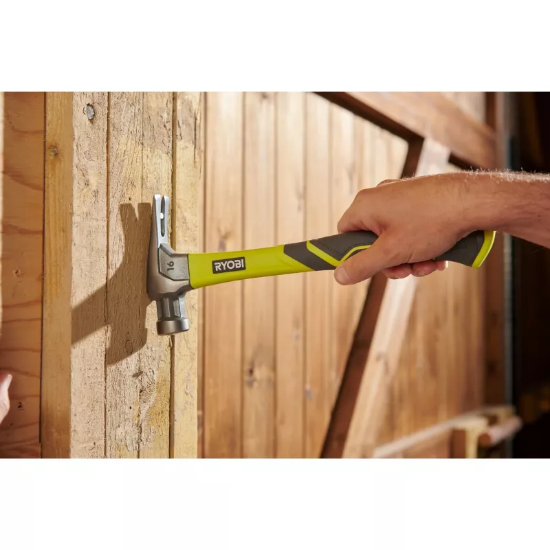 RYOBI Ķīļveida āmurs RH16FSS (Zaļš/Pelēks, Magnētiskais naglu turētājs)