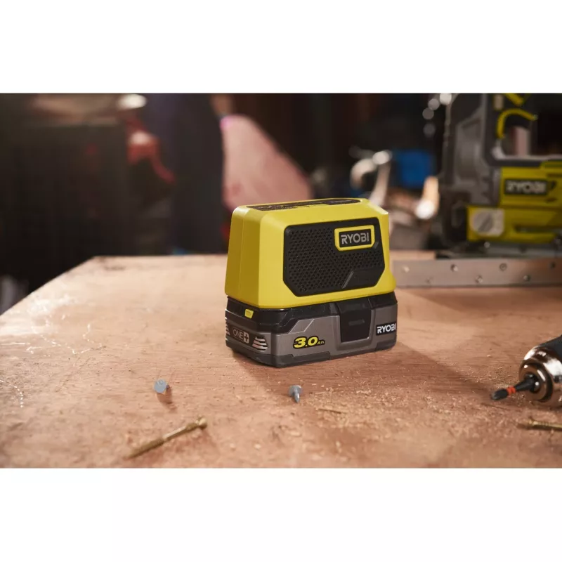 RYOBI ONE+ 18V Bluetooth Mini Speaker (Zaļš/Melns, tikai korpuss)
