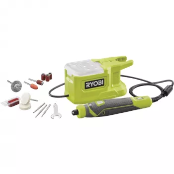 RYOBI ONE+ 18V Bezvadu Rotācijas Instruments RRT18-0 ar 15 Piederumiem