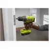 RYOBI ONE+ Bezvadu urbjskrūvgriezis R18DD7-220S, 18V (Zaļš/Melns, 2x Li-Ion 2.0Ah Akumulators, Instrumentu soma)
